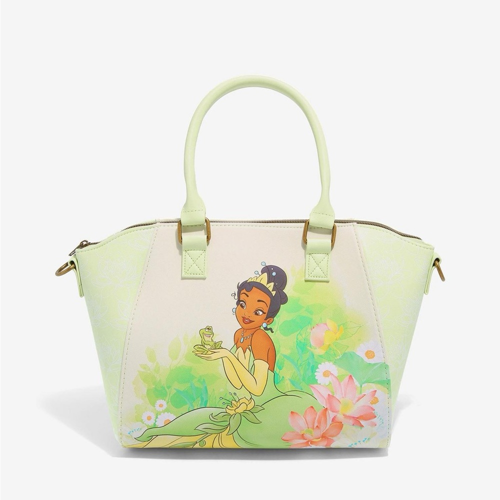 NWOT Loungefly Disney The Princess And The Frog Watercolor Satchel Bag Hot Topic